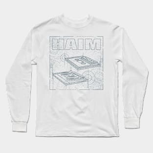 Haim - Technical Drawing Long Sleeve T-Shirt